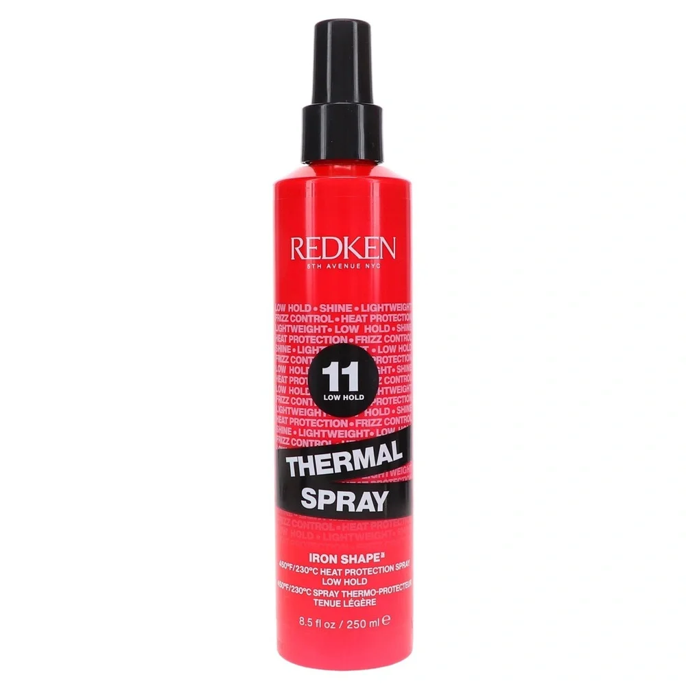 Redken Thermal Spray 11 Low Hold Heat Protectant Iron Shape Frizz Shine 8.5oz